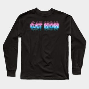 Cat Mom Long Sleeve T-Shirt